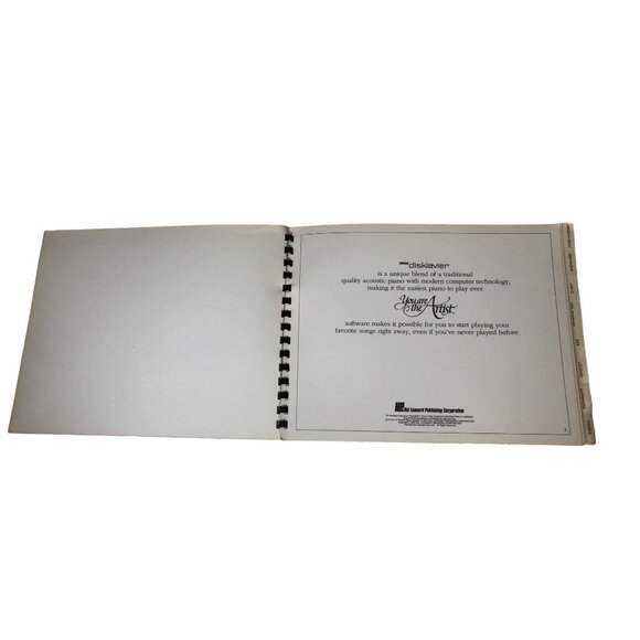 Yamaha You Are The Artist Disklavier Piano But I Can't Play the Piano Music Book - Picture 4 of 6